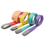 Color-coded polyester webbing sling